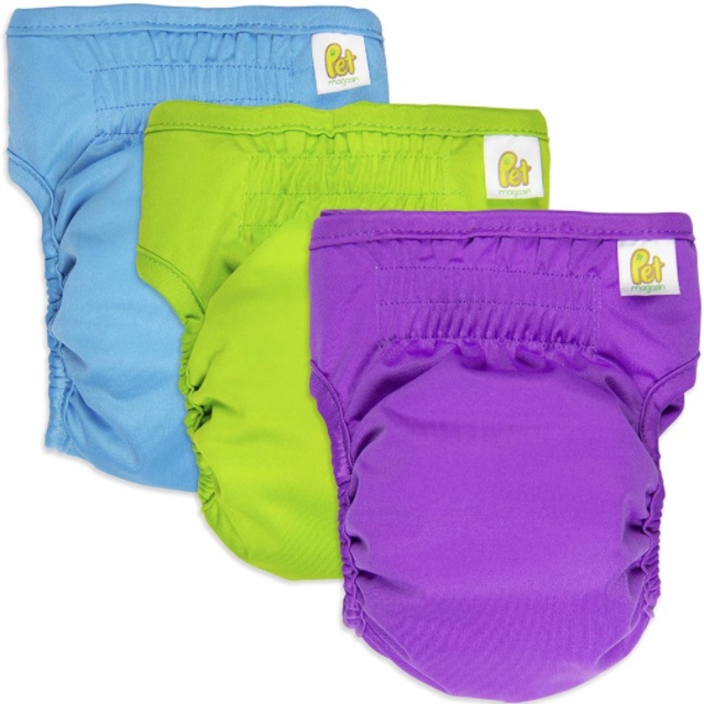Pet Magasin Reusable Dog Diapers, Large, Pack of 3 (XL) FEMALE DOG DIAPERS